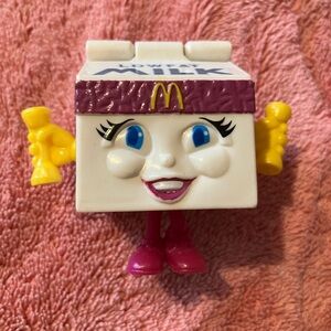 1993 Vintage McDonalds Happy Meal Toys Changeables Lowfat Milk Carton
